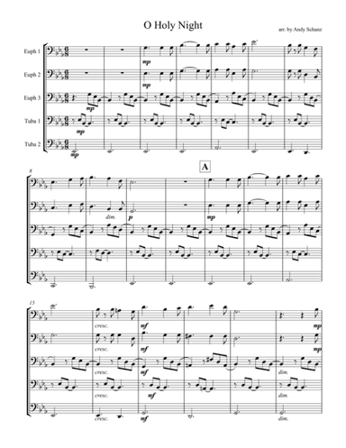 O Holy Night (arr. Andy Schanz)