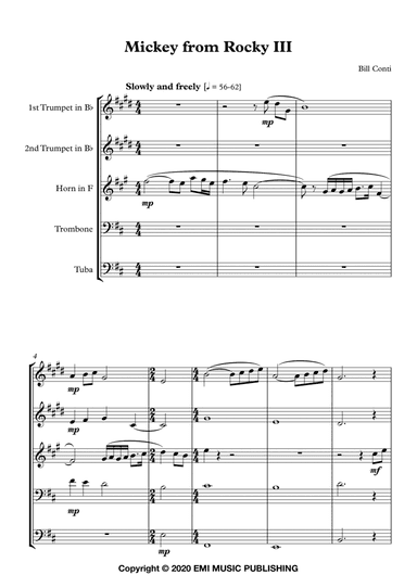 Mickey (arr. Edmund Morgan)