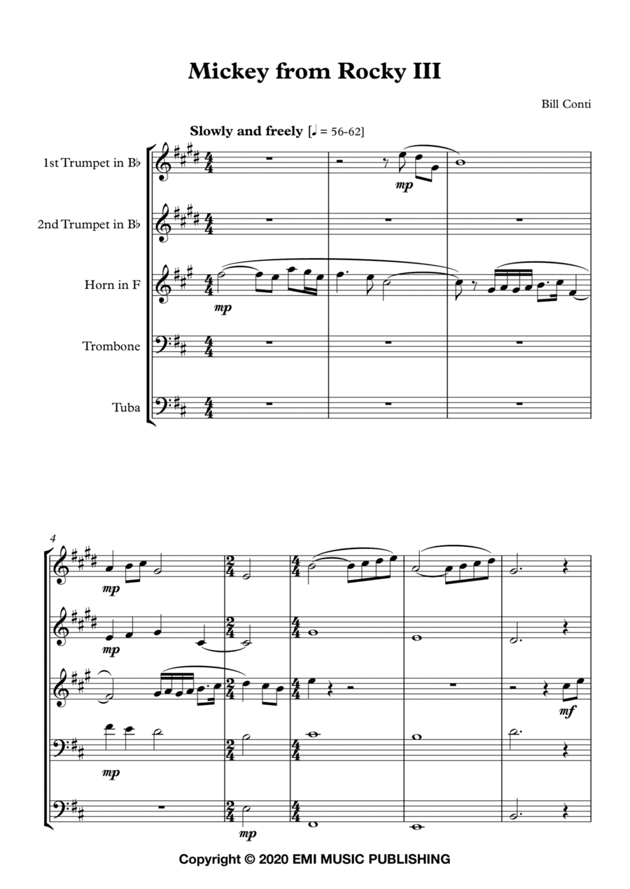 Mickey (arr. Edmund Morgan)