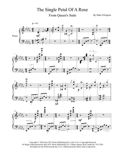 The Single Petal Of A Rose (arr. Iván Díaz)
