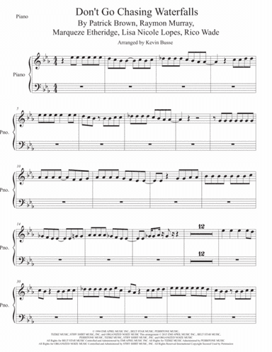 Waterfalls (arr. Kevin Busse)