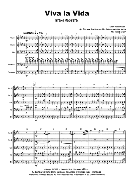 Viva La Vida (arr. Thomas Graf)
