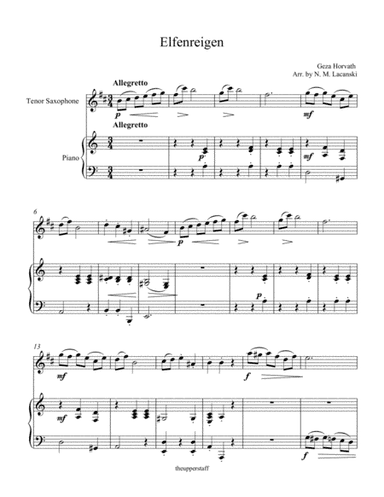 Elfenreigen (arr. Nick Lacanski)