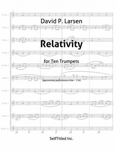 Relativity for ten trumpets