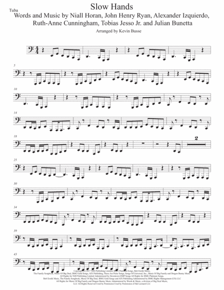 Slow Hands (arr. Kevin Busse)