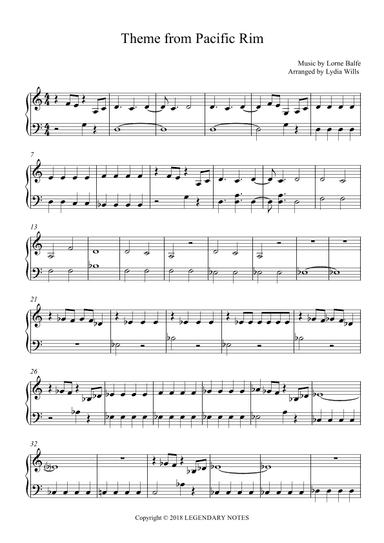 Pacific Rim Uprising (arr. Lydia Wills)