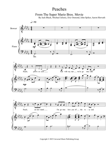 Peaches (arr. Iván Díaz)