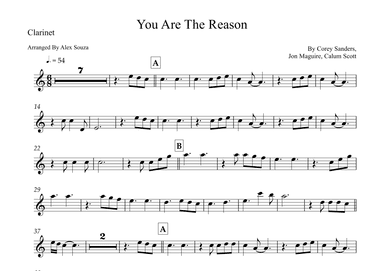 You Are The Reason (arr. Alex Souza)