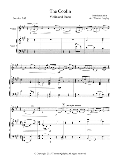 The Coolin (arr. Thomas Quigley)