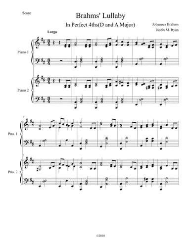 Brahms' Lullaby (arr. Justin M. Ryan)