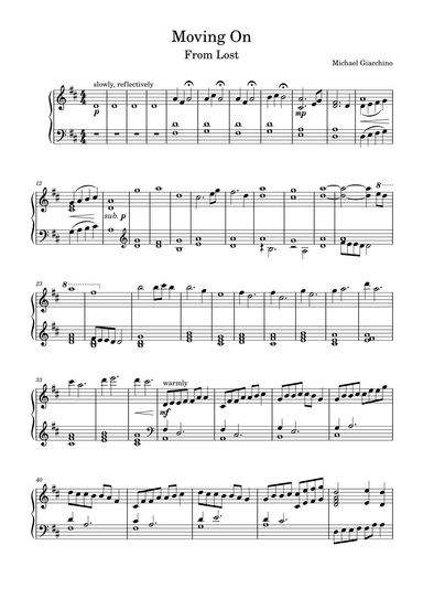 Moving On (arr. Charles Martin)