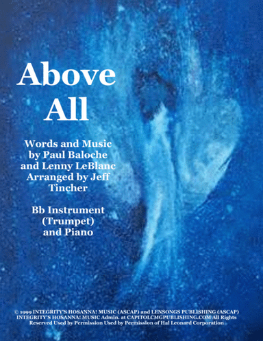 Above All (arr. Jeff Tincher)