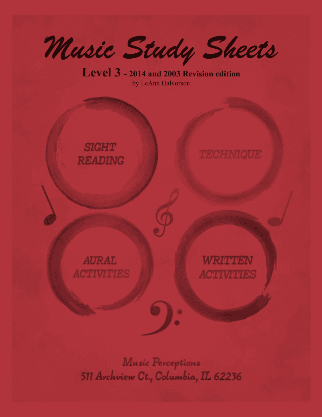 Music Study Sheets Level 3 2014 and 2003 Revision edition