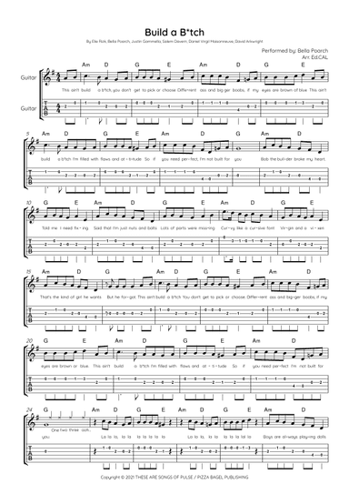 Build A Bitch (arr. Arr. Ed.CAL)