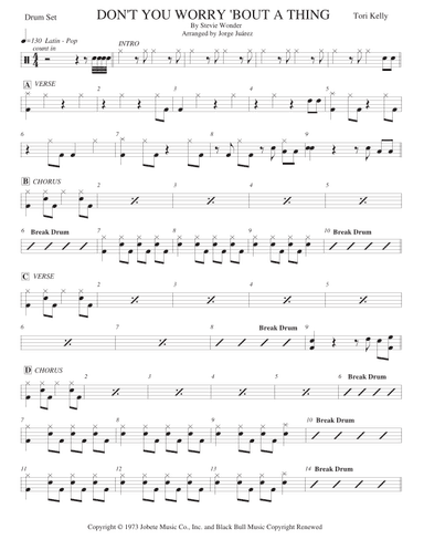 Don't You Worry 'bout A Thing (arr. Jorge Juárez)