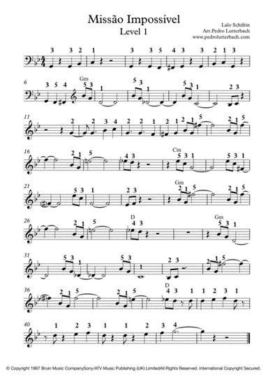 Mission: Impossible Theme (mission Accomplished) (arr. Pedro Lutterbach)