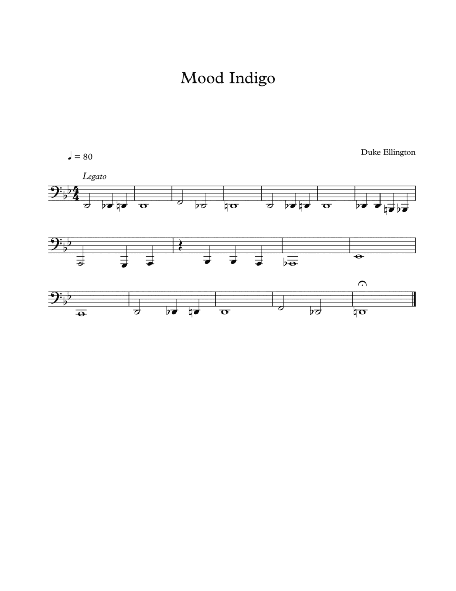Mood Indigo (arr. SongBird Music)