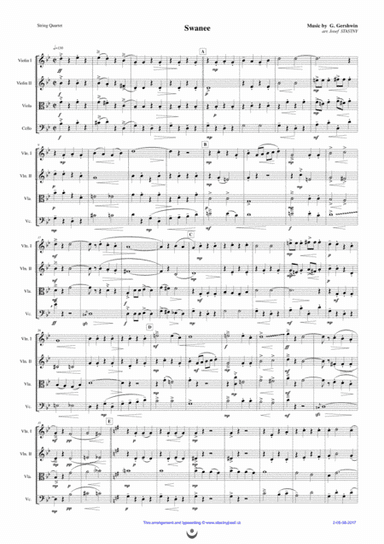 Swanee (arr. Josef STASTNY)