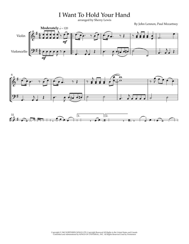 I Want To Hold Your Hand (arr. Sherry Lewis)