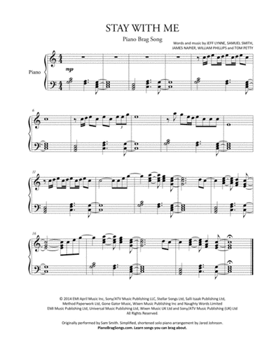 Stay With Me (arr. Jared Johnson)