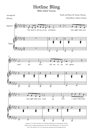 Hotline Bling (arr. BTmusic)