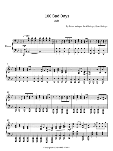 100 Bad Days (arr. Petro Petrivik)