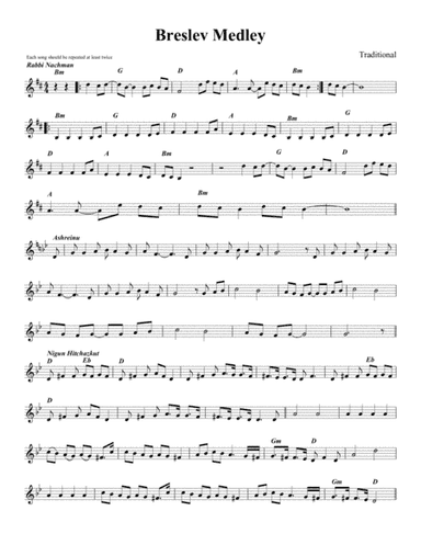Breslev Medley (arr. Be'eri Moalem)
