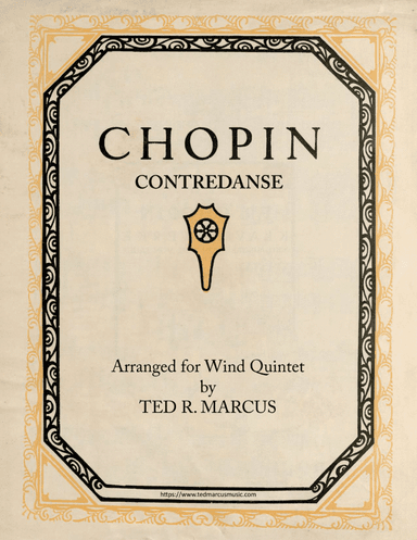 Contredanse for Woodwind Quintet (arr. Ted R. Marcus)