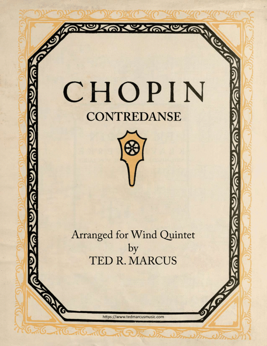 Contredanse for Woodwind Quintet (arr. Ted R. Marcus)