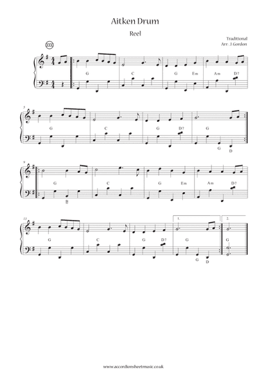 Aitken Drum (arr. Julia Gordon)