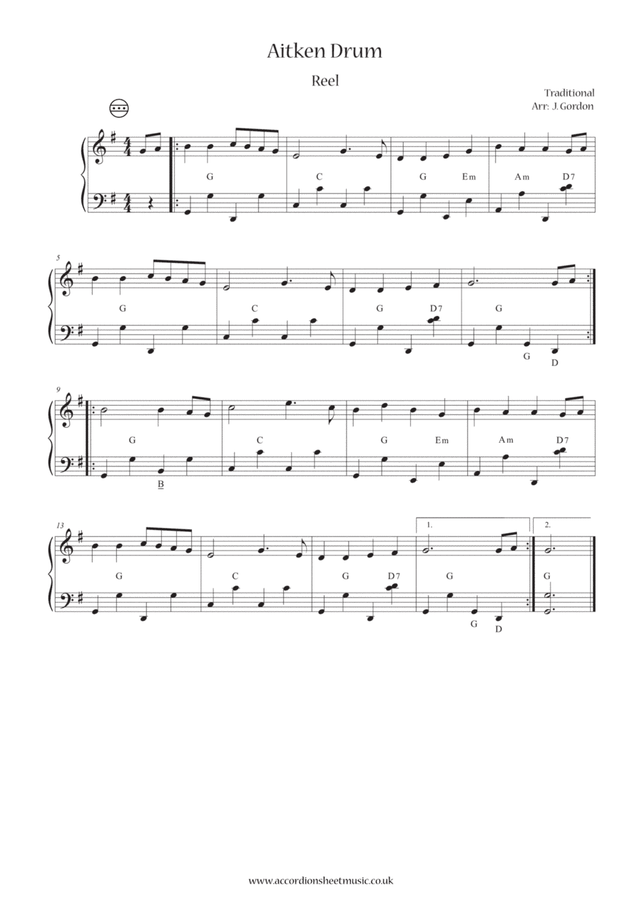 Aitken Drum (arr. Julia Gordon)