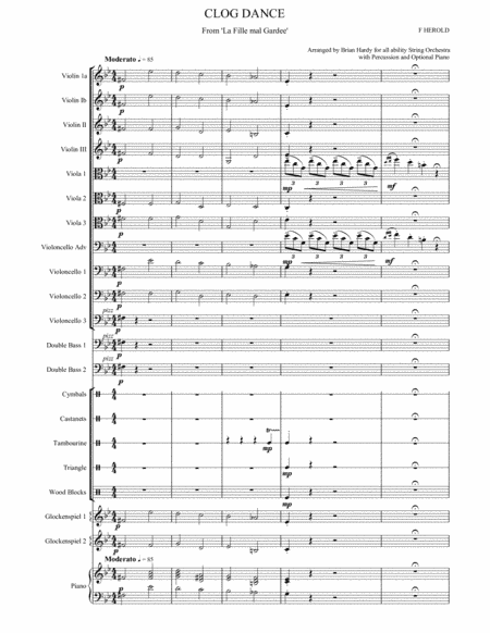 CLOG DANCE from 'La Fille mal Gardee' (arr. Brian Hardy - Bacchus Quartet)