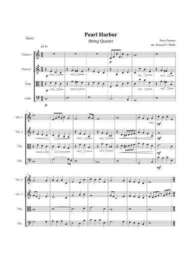Gladiator End Credits (arr. Betsuel Uesile Prado)