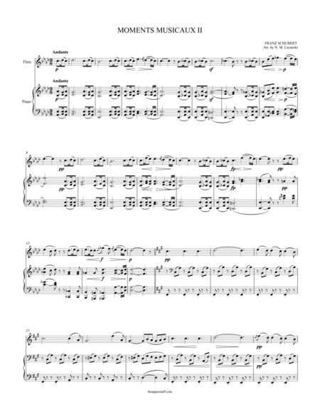 Moments Musicaux II (arr. Nick Lacanski)
