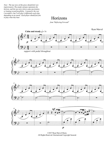 Horizons - from "Reflecting Forward"