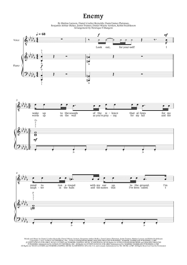 Enemy (arr. Henrique F Mangoni)