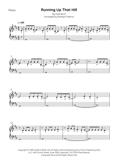 Running Up That Hill (arr. Rodrigo Faleiros)