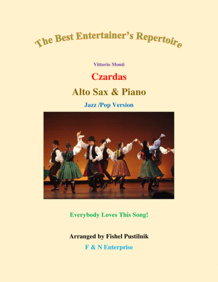 "Czardas" for Alto Sax and Piano (arr. Fishel Pustilnik)