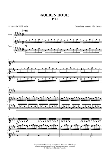 Golden Hour (arr. Valdir Maia)