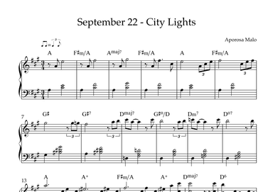 September 22 - City Lights