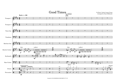 Good Times (arr. Daryl McKenzie)