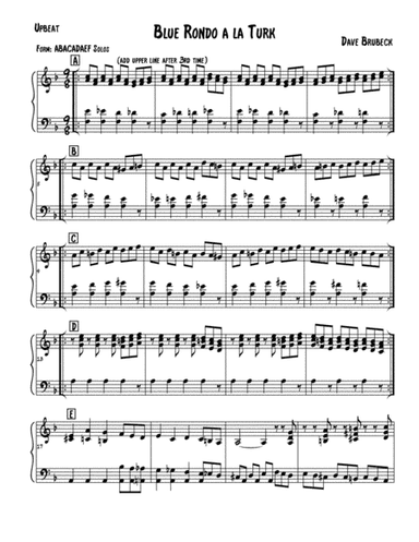Blue Rondo A La Turk (arr. Brent Alger)