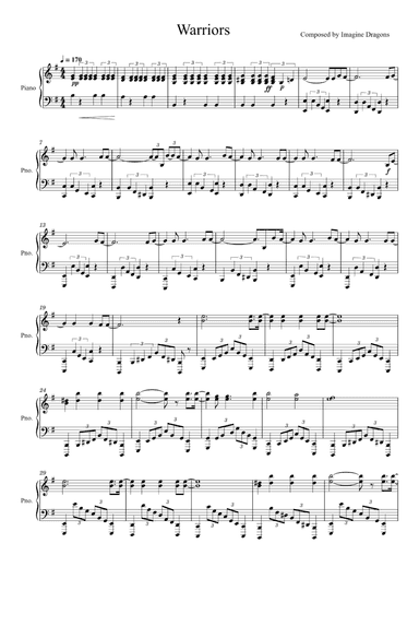 Warriors (arr. Imagine Dragons)