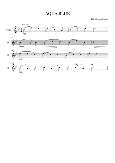 Flute Studies by Ellen Macpherson