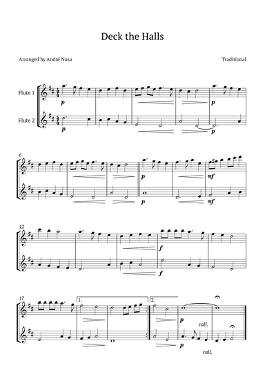 Deck the Halls (arr. André Nusa)