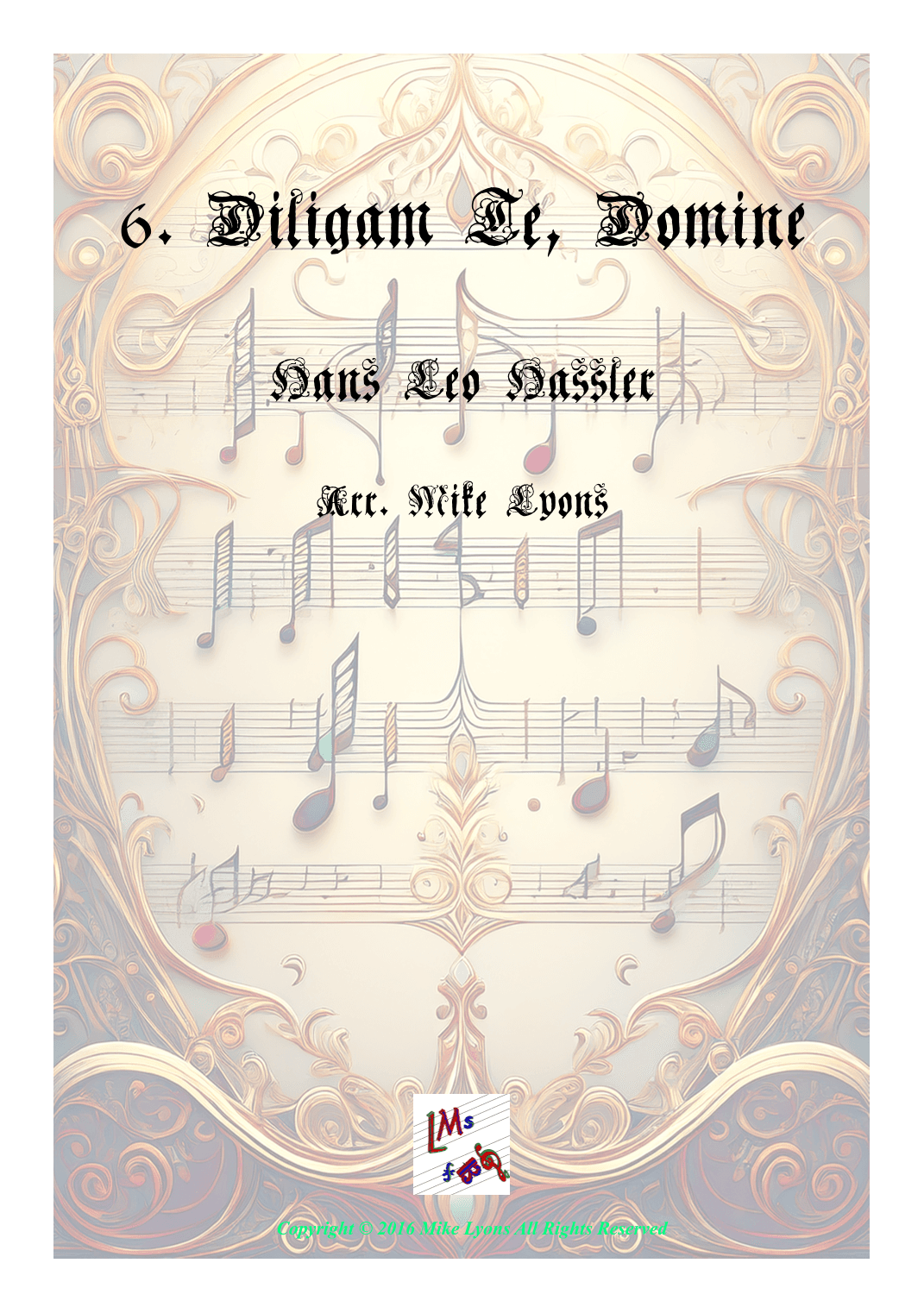 Diligam Te Domine - Cantiones Sacrae (Brass quartet) (arr. Mike Lyons)