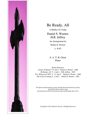 Be Ready, All - A Medley for Today (arr. Robert E. Proctor)