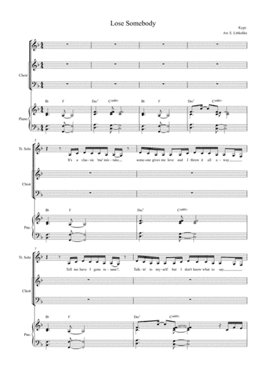 Lose Somebody (arr. Emma Littledike)