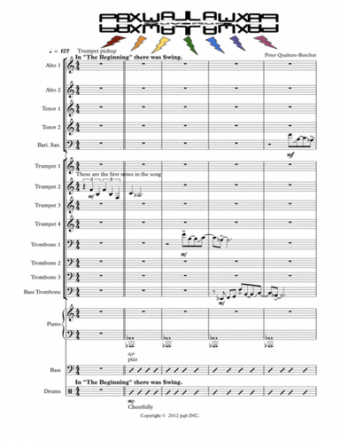 The Paxwalla Overture for Jazz Big Band