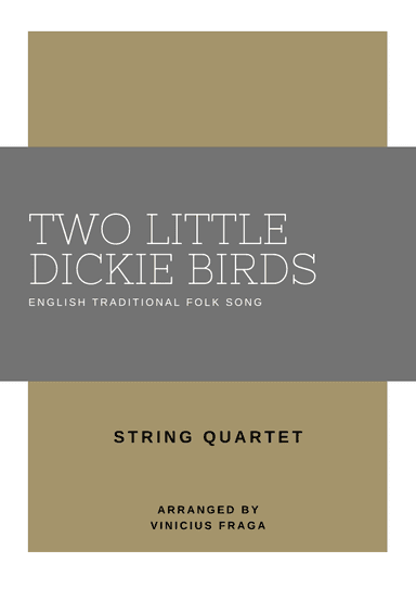 Two Little Dickie Birds (arr. Vinicius Fraga)